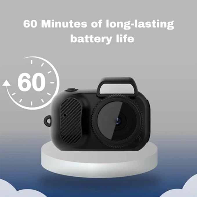 Keychain Camera, World's Smallest 1080P Hd Mini Camera llavero,Keychain Photo/Video Camera, Retro Portable Mini，100 Mins Battery Life, for Students, Kids (No Memory Card)