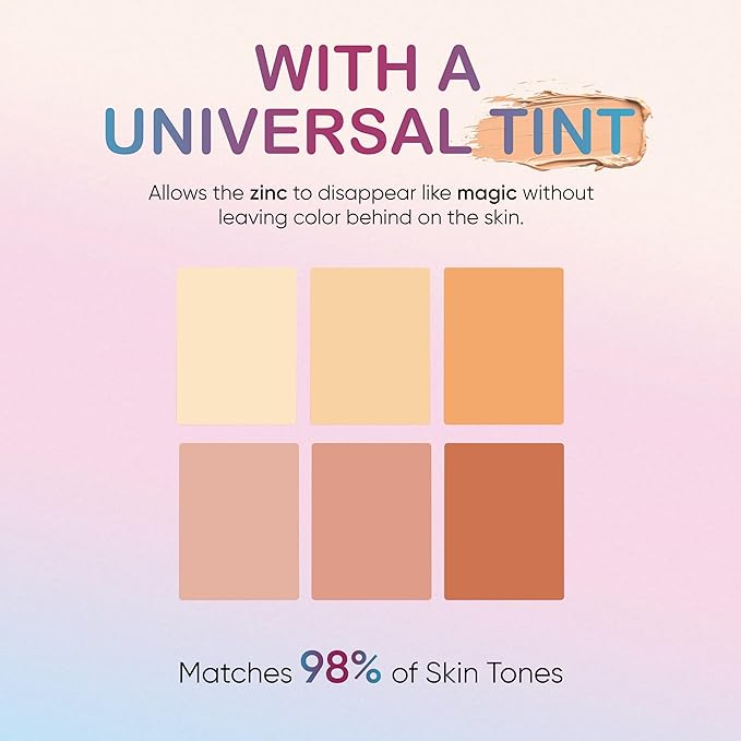 Kid's Sunscreen Starter Kit – Tinted Mineral Sunscreen for Face & Body with SPF 30, Shade Brush, Travel Bag & UV Card – Non-Nano Zinc, Reef Safe, Water Resistant & Hypoallergenic Skin Care